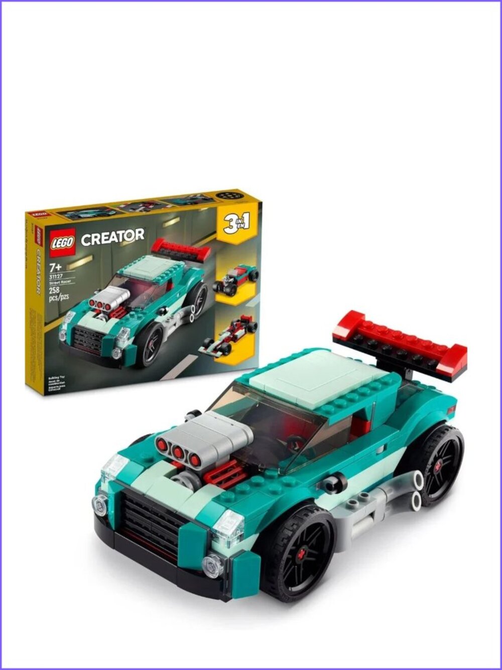 Lego Creator 3in1 Street Racer 31127 Building Toy Set  New In Box